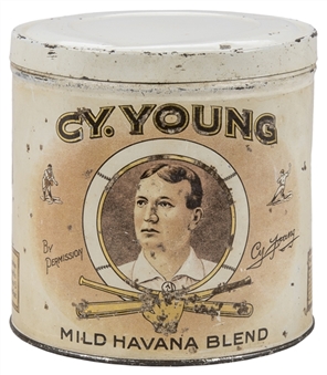 Circa 1910 Cy Young Tobacco Tin